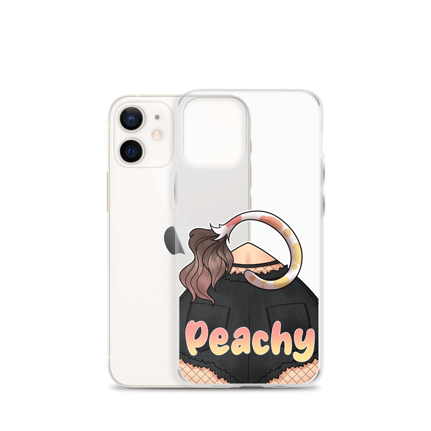Clear Peachy Iphone case