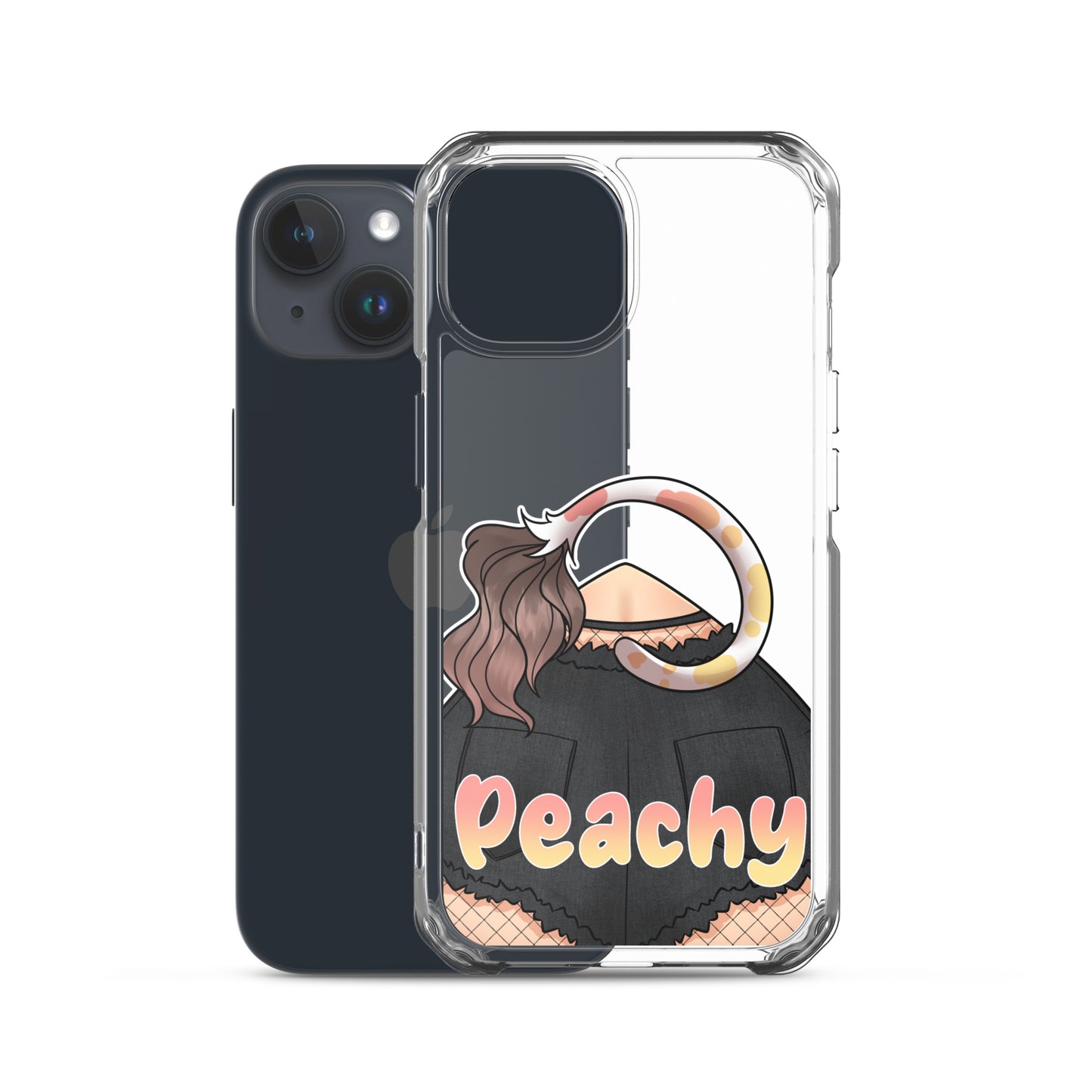 Clear Peachy Iphone case