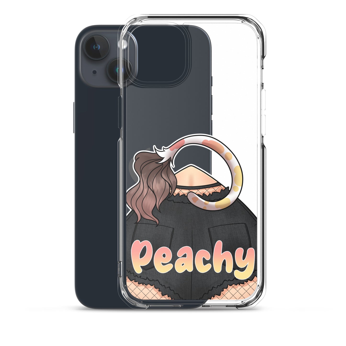 Clear Peachy Iphone case