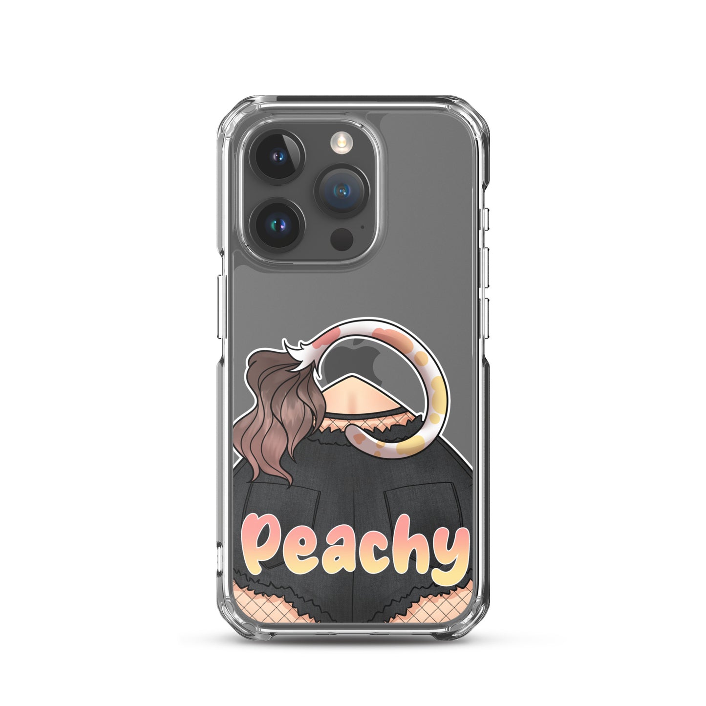Clear Peachy Iphone case