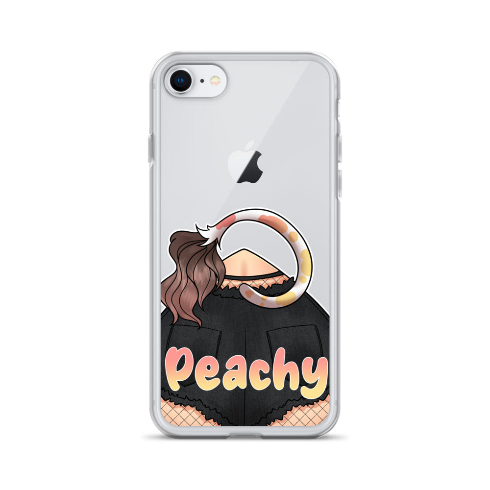 Clear Peachy Iphone case
