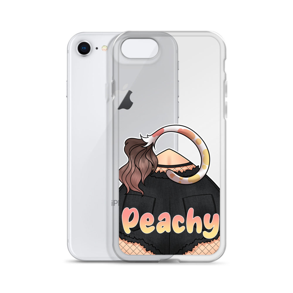 Clear Peachy Iphone case