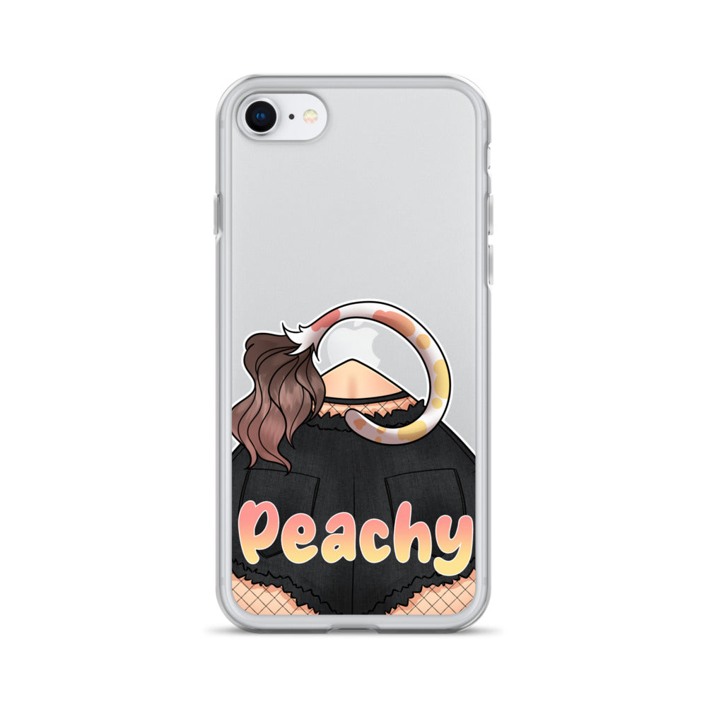 Clear Peachy Iphone case
