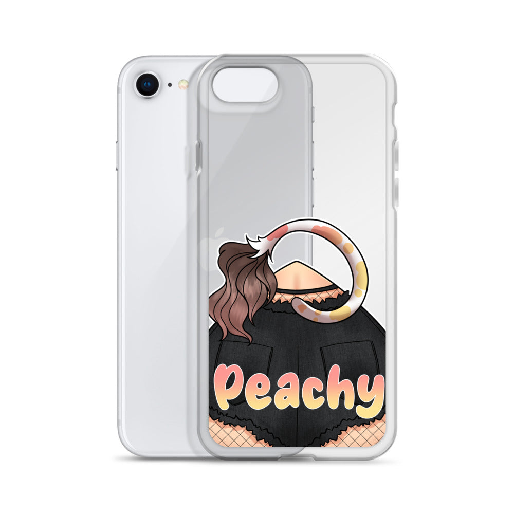 Clear Peachy Iphone case