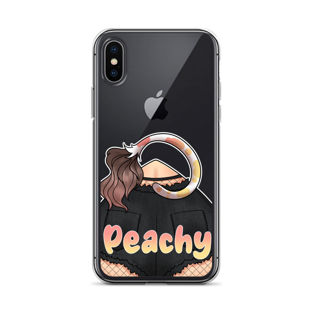 Clear Peachy Iphone case