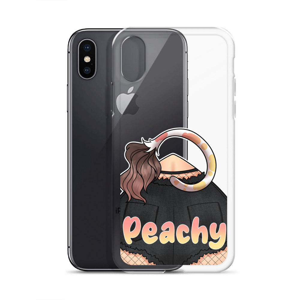 Clear Peachy Iphone case