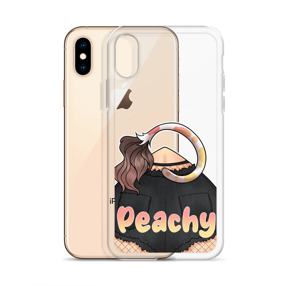 Clear Peachy Iphone case