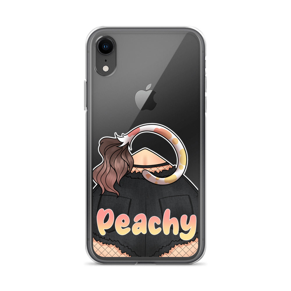 Clear Peachy Iphone case