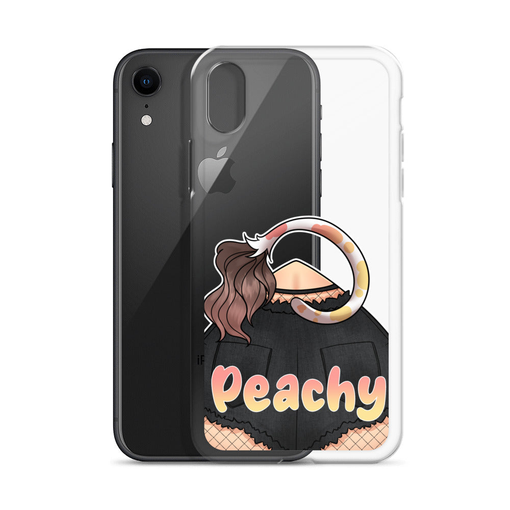 Clear Peachy Iphone case