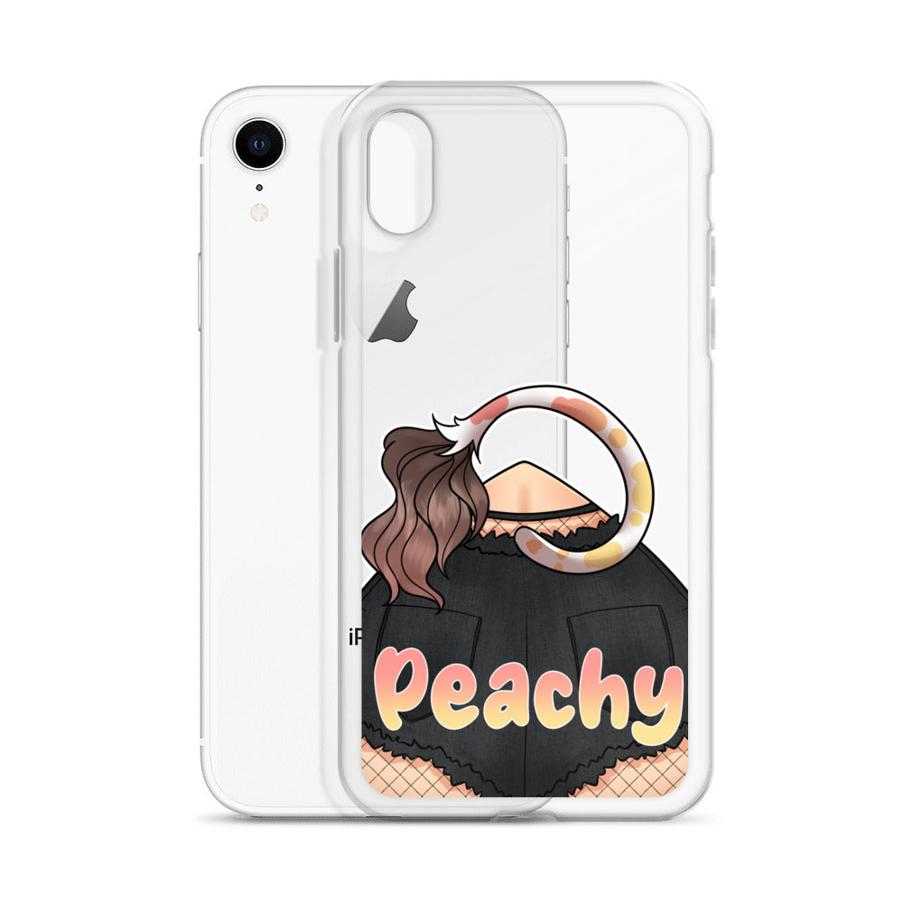 Clear Peachy Iphone case