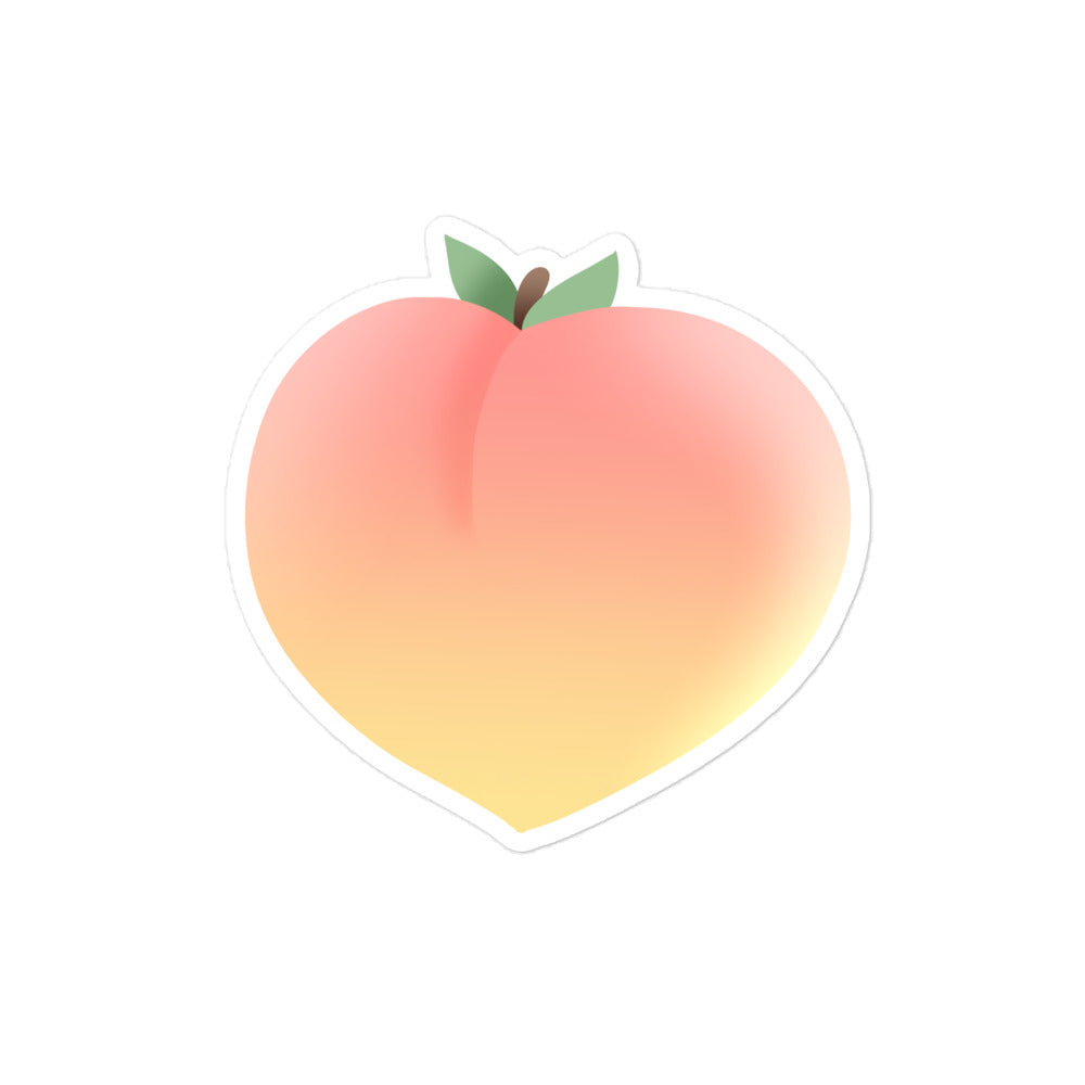 Simple Peach Sticker