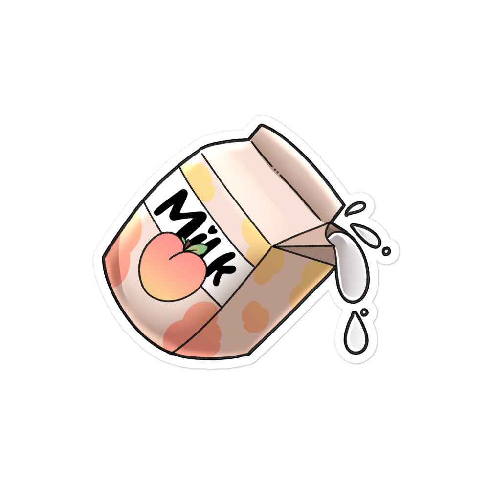 Peach Milk Sticker