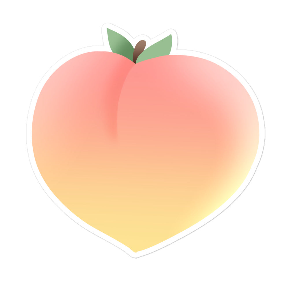 Simple Peach Sticker
