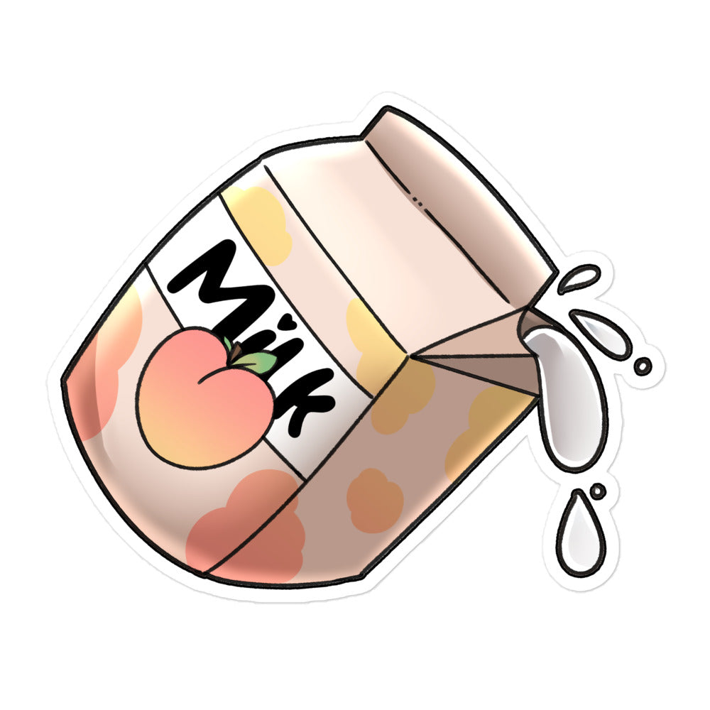 Peach Milk Sticker