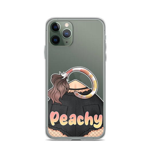 Clear Peachy Iphone case