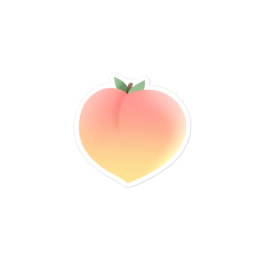Simple Peach Sticker