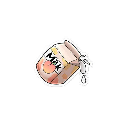 Peach Milk Sticker